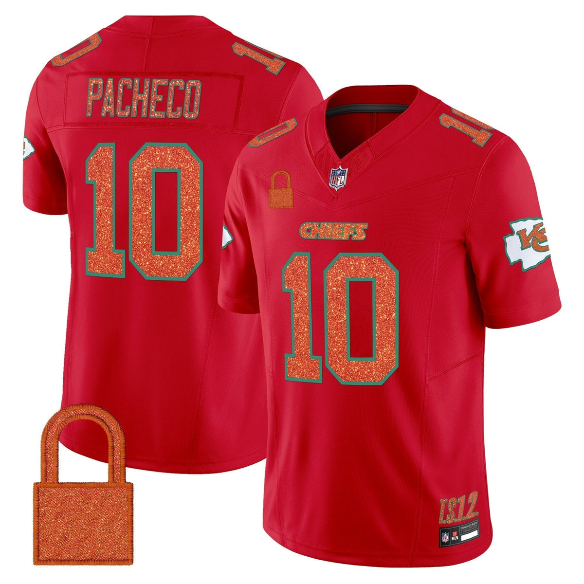 Kansas City Chiefs 'Taylor Swift - TS12 - The Life of a Showgirl' Vapor Limited Jersey - All Stitched