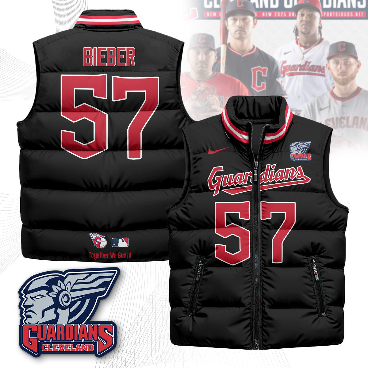 Cleveland Guardians Unisex Puffer Vest