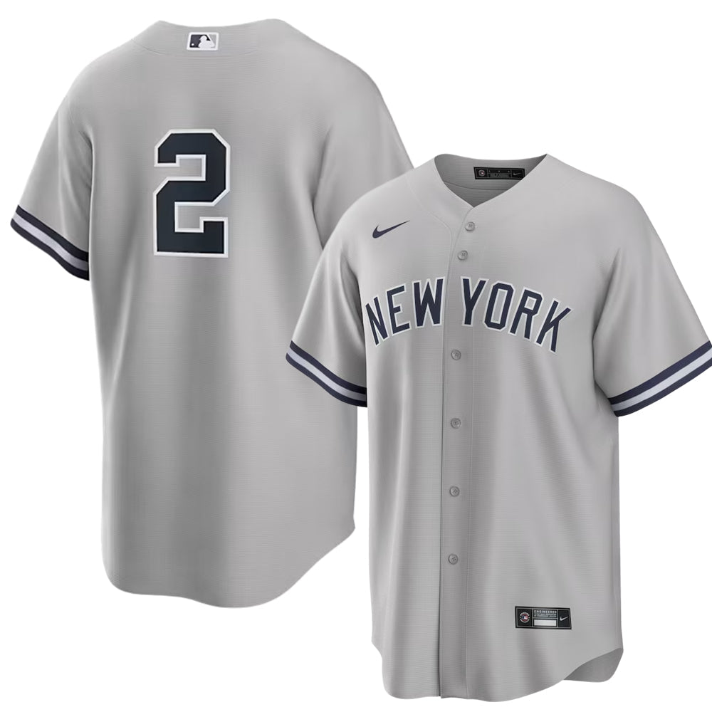 Men's New York Yankees #2 Derek Jeter Baseball Jersey