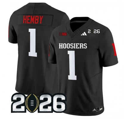 Indiana College Football Stitched Jersey - 2026 CFP Patch