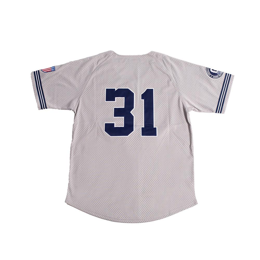 HOMESTEAD GRAYS BUTTON DOWN BATTING PRACTICE BASEBALL JERSEY (GRAY)