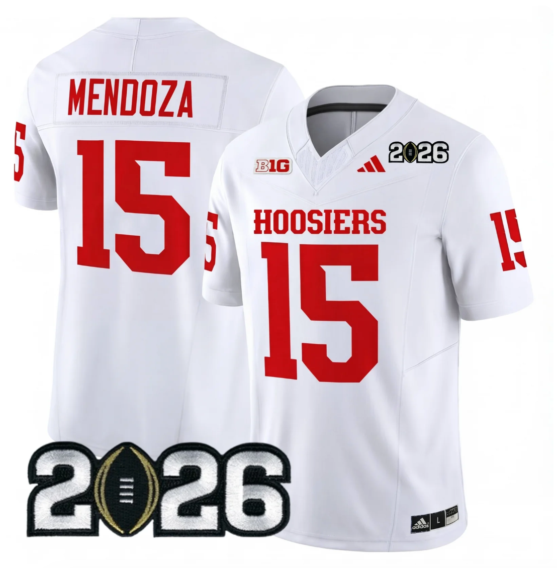 Indiana College Football Stitched Jersey - 2026 CFP Patch