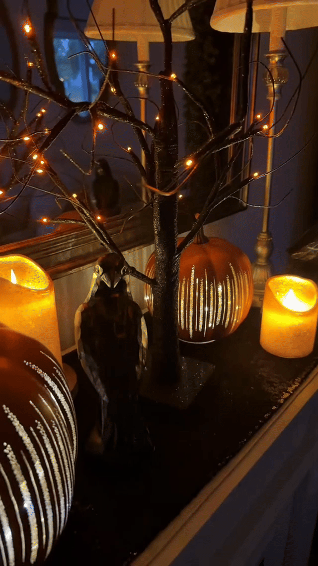 Starry Night Glow Pumpkin