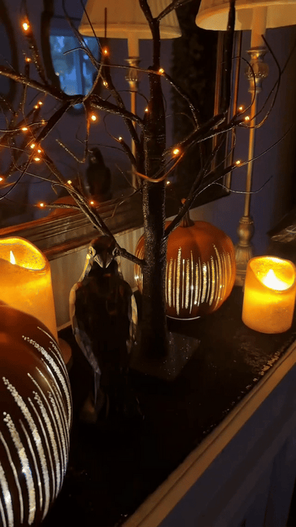 Starry Night Glow Pumpkin