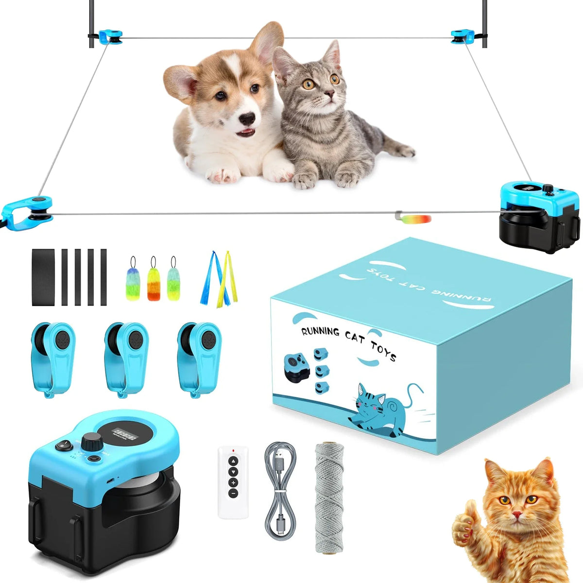 Interactive Cat Treadmill