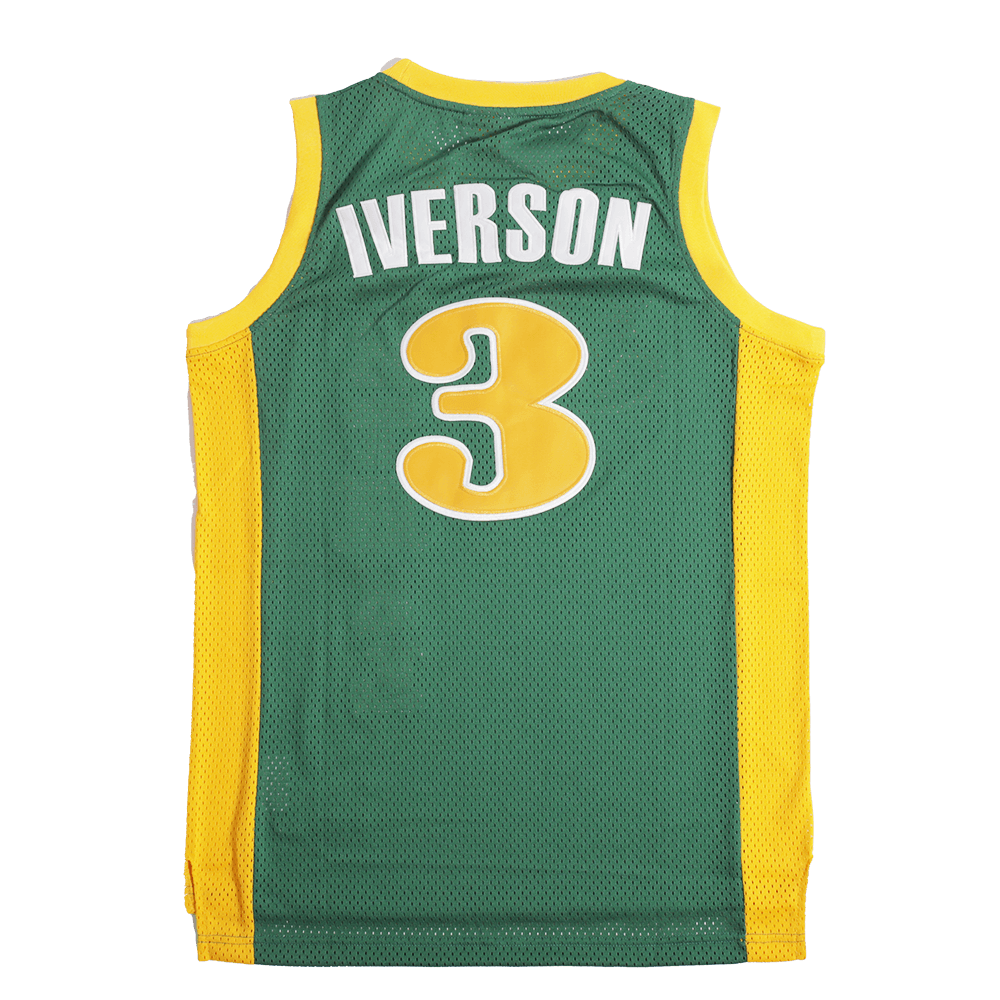 IVERSON HIGH SCHOOL BASKETBALL JERSEY (GREEN)