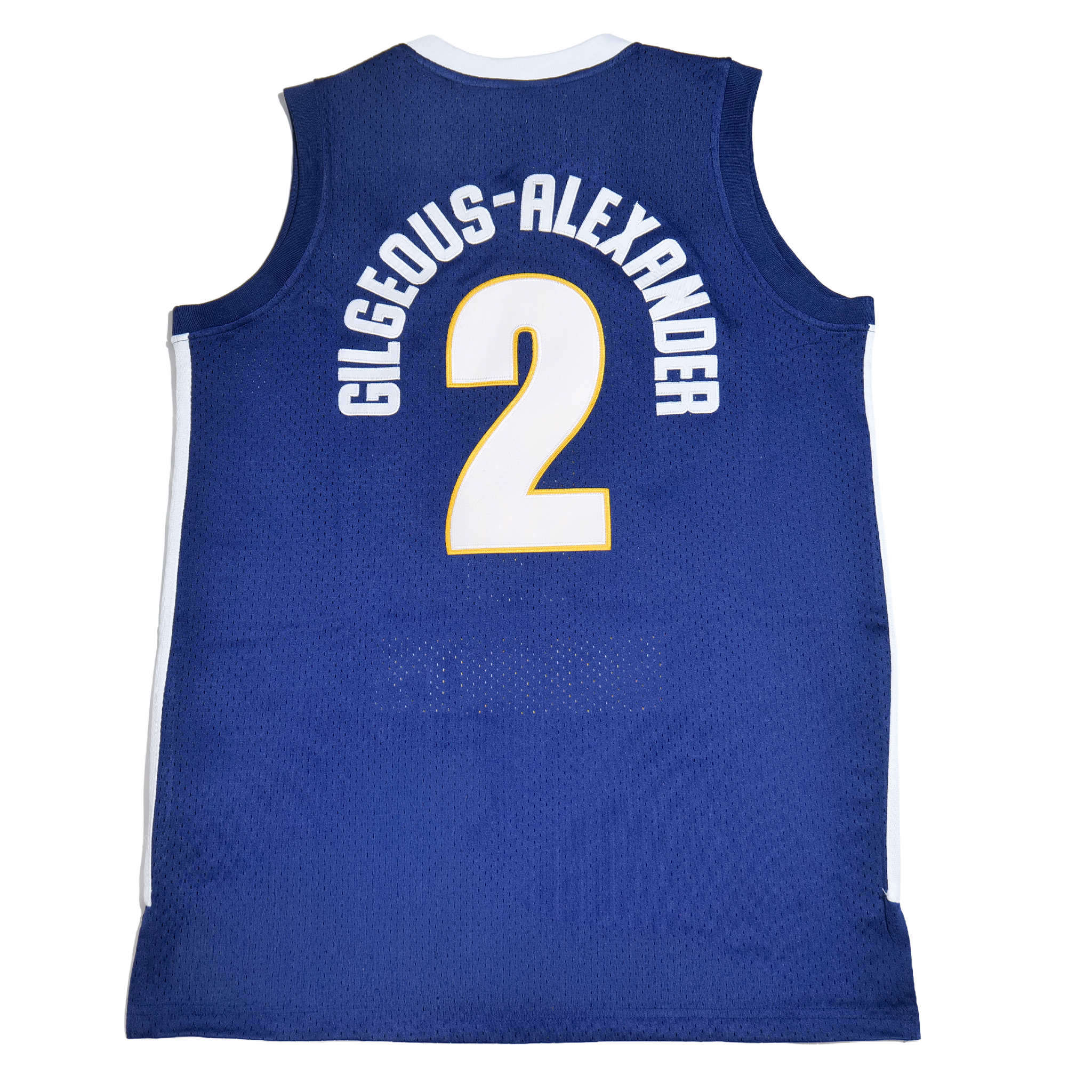 SHAI GIL GEOUS ALEXANDER NAVY BLUE HIGH SCHOOL BASKETBALL JERSEY