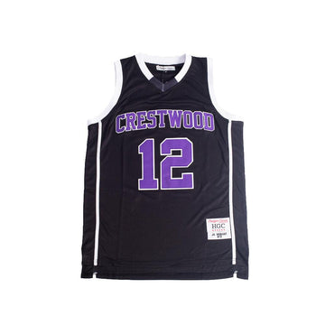 JA MORANT CRESTWOOD BASKETBALL JERSEY (BLACK)