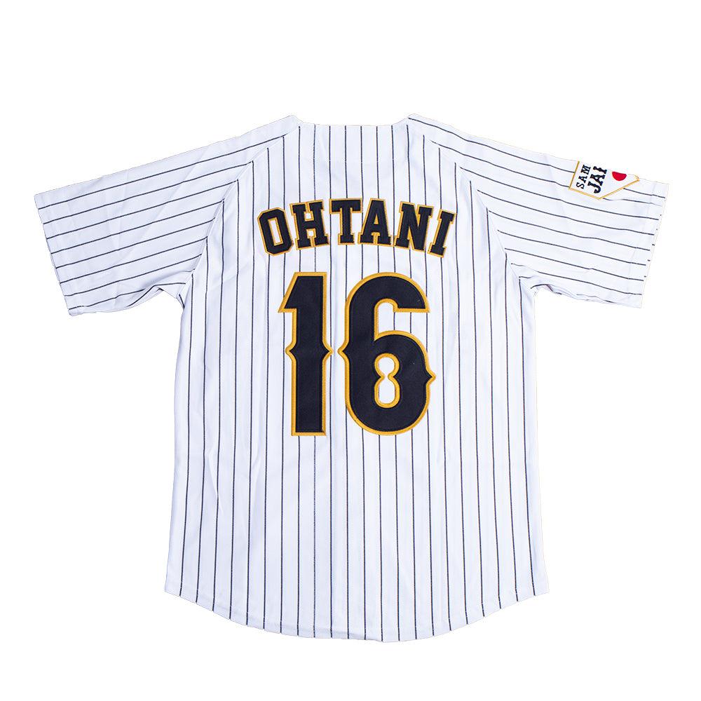 JAPAN NATIONAL BASEBALL OHTANI BUTTON DOWN JERSEY (WHITE)