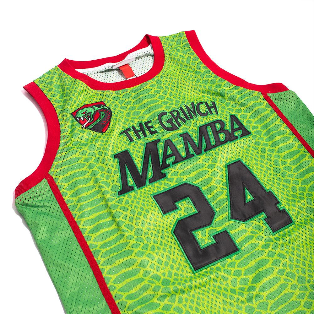 THE GRINCH MAMBA BASKETBALL JERSEY (BRIGHT GREEN)
