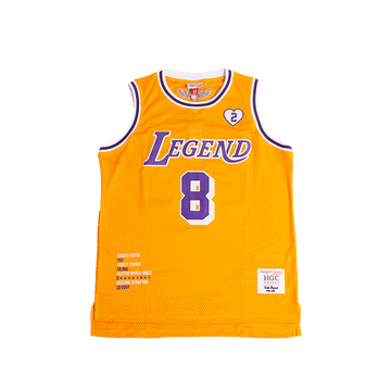 LEGEND MAMBA GOLD BASKETBALL JERSEY