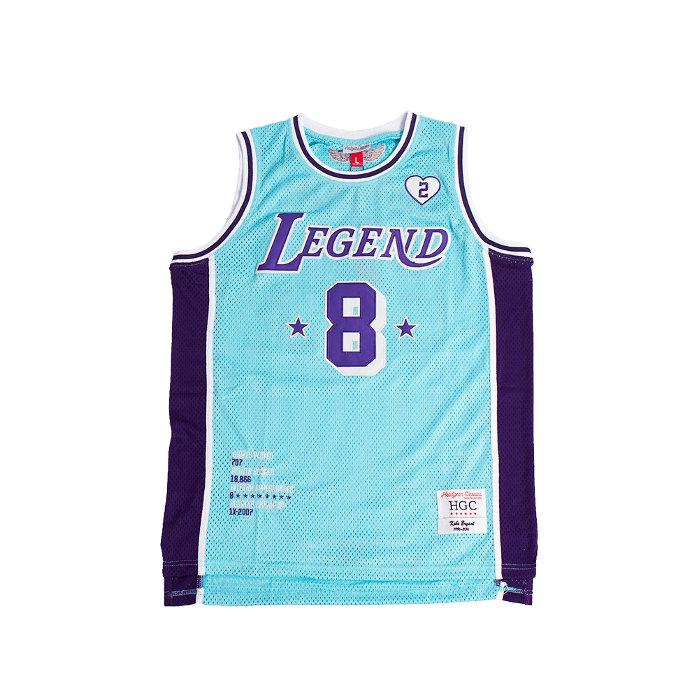 LEGEND MAMBA LIGHT BLUE BASKETBALL JERSEY