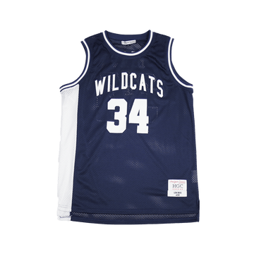 LEN BIAS WILDCATS HIGH SCHOOL BASKETBALL JERSEY (NAVY)