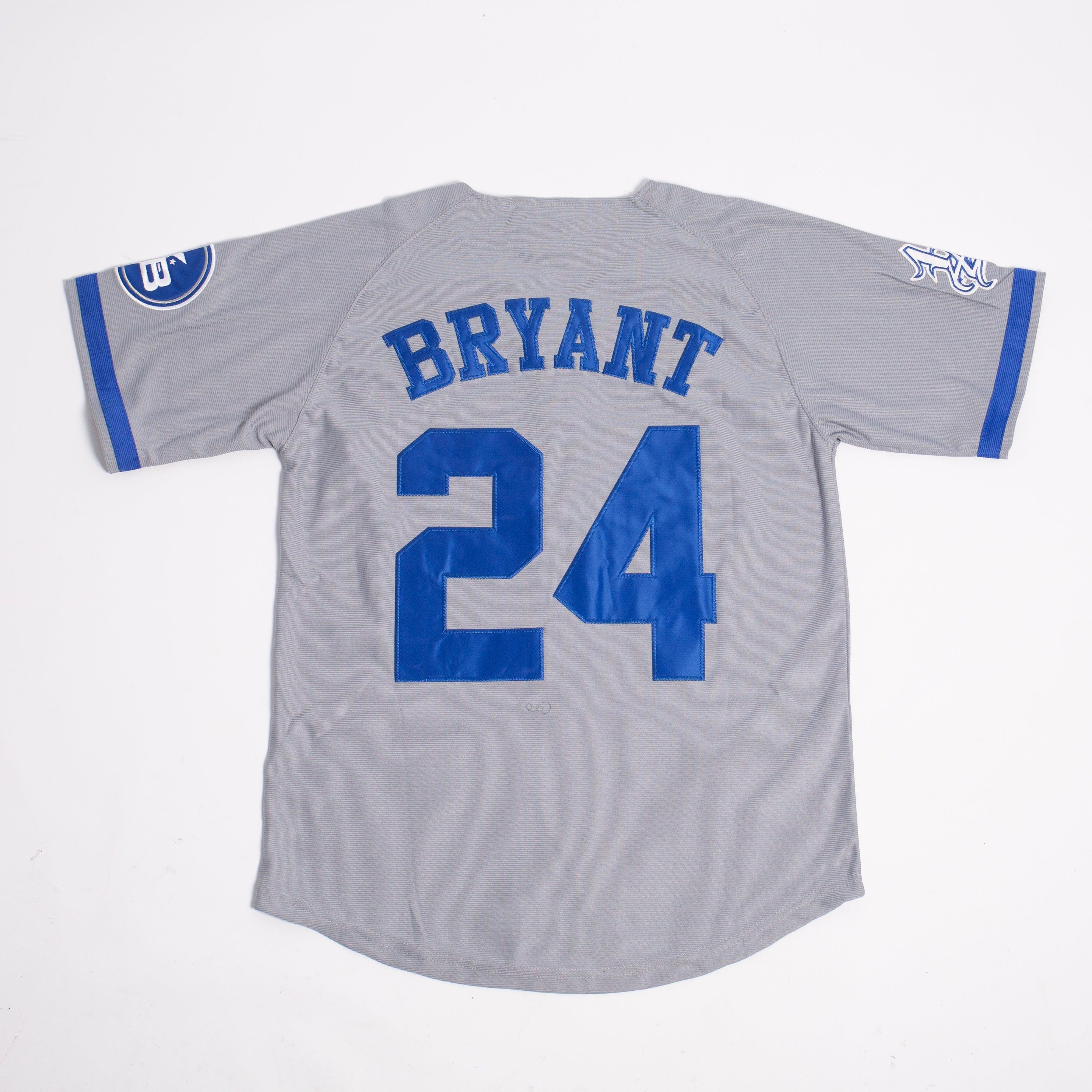 LOS ANGELES MAMBA BUTTON DOWN BASEBALL JERSEY (GREY)