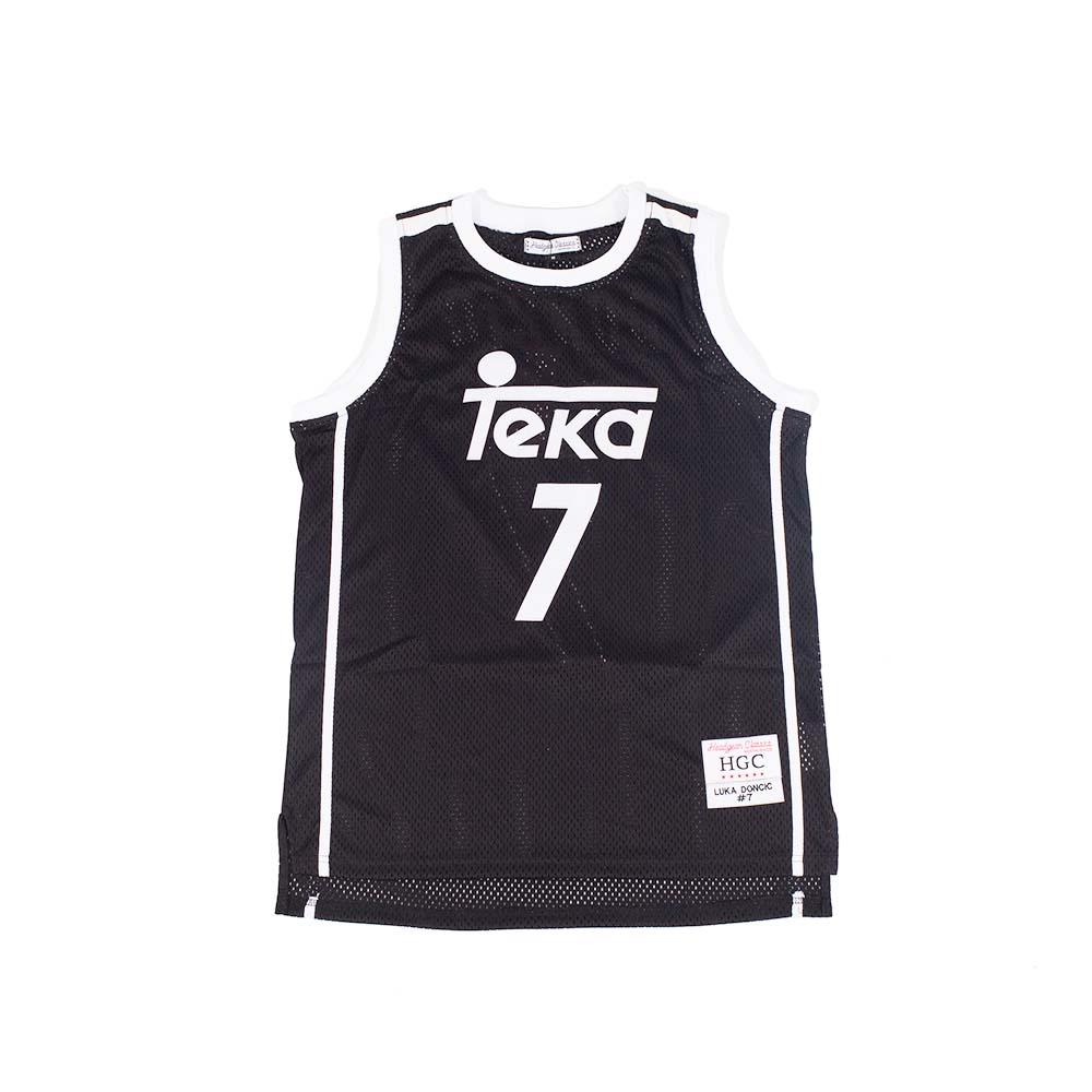 LUKA DONCIC TEKA EUROLEAGUE BASKETBALL JERSEY BLACK