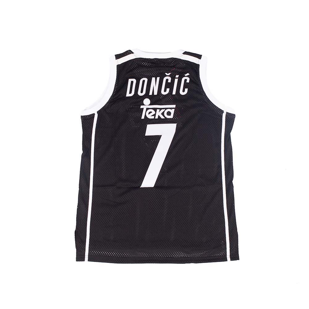 LUKA DONCIC TEKA EUROLEAGUE BASKETBALL JERSEY BLACK