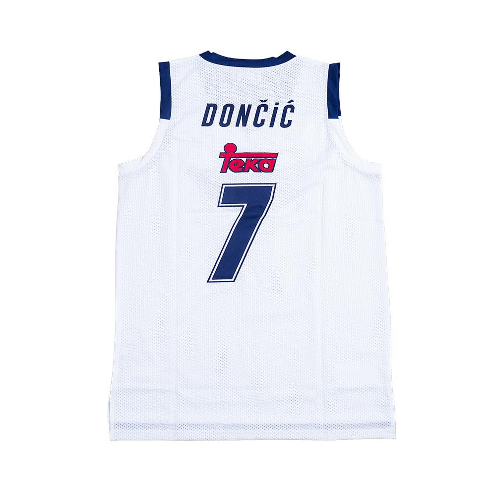 LUKA DONCIC MADRID TEKA AUTHENTIC BASKETBALL JERSEY (WHITE)