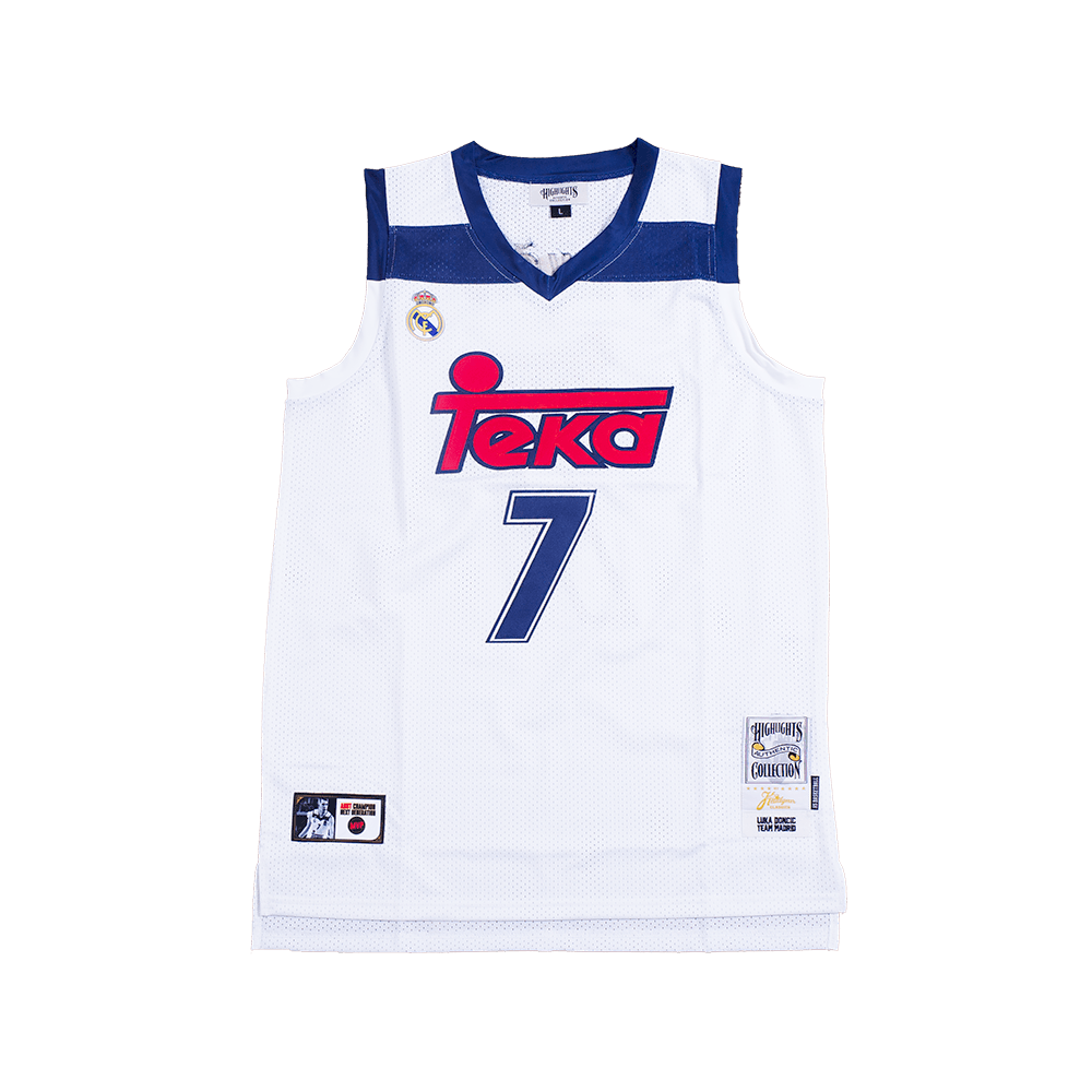 LUKA DONCIC MADRID TEKA BASKETBALL JERSEY (WHITE)