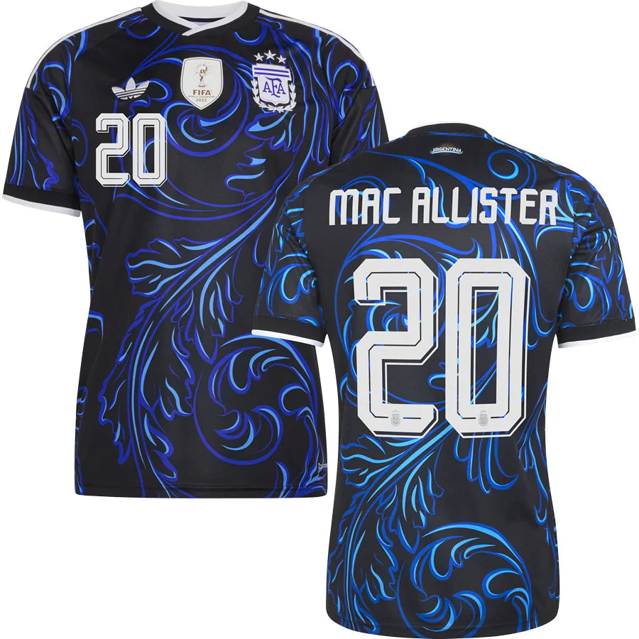 Men’s #20 Mac Allister Argentina Jersey