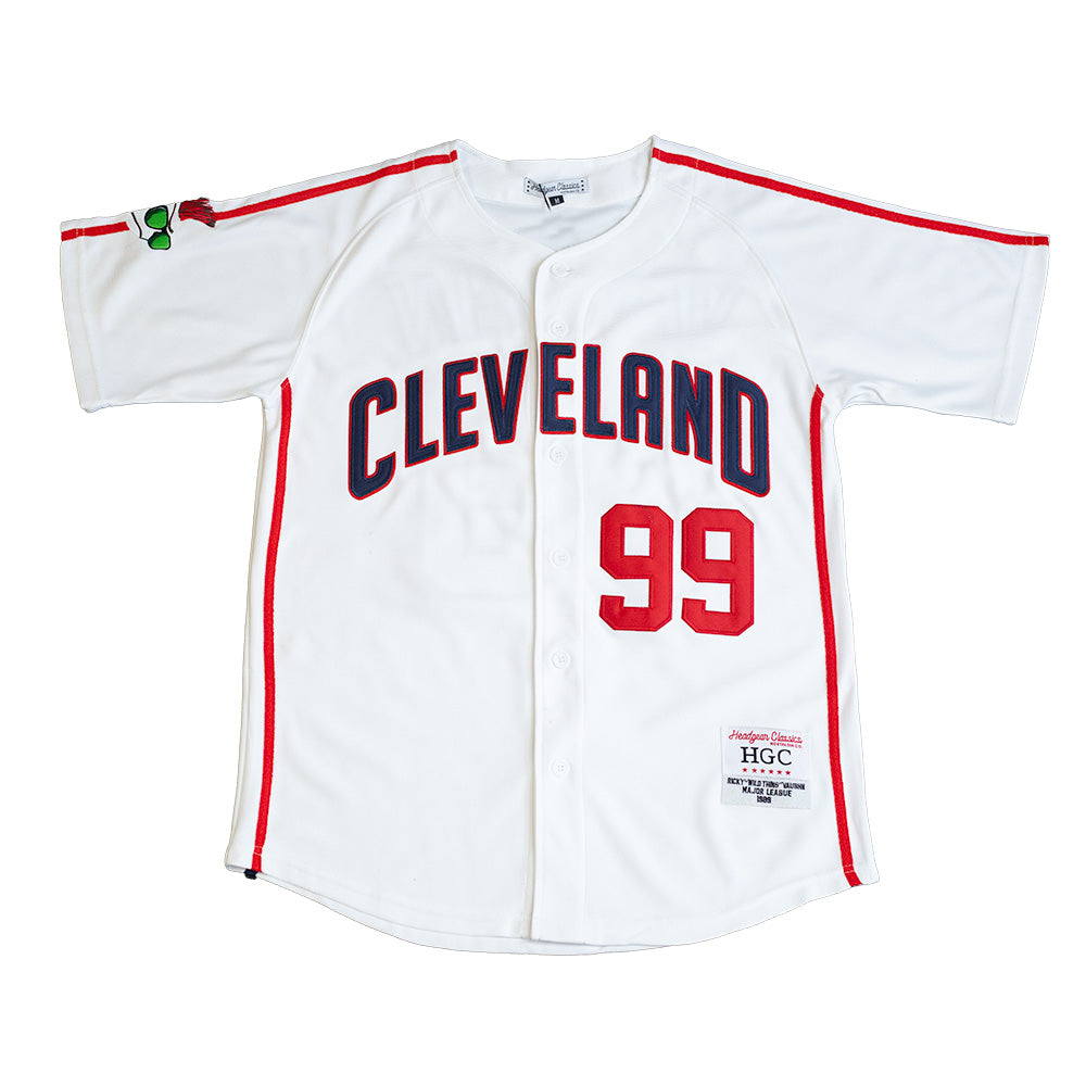 MAJOR LEAGUE RICKY VAUGHN BASKETBALL JERSEY (WHITE)