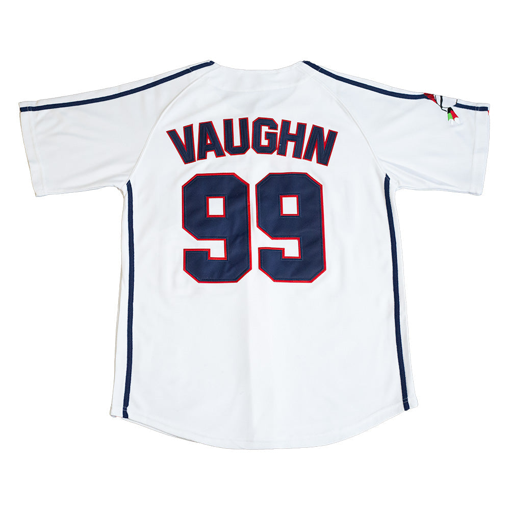 MAJOR LEAGUE RICKY VAUGHN BASKETBALL JERSEY (WHITE)