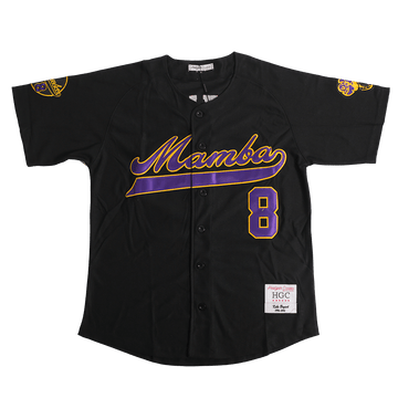 MAMBA KOBE BRYANT BUTTON DOWN JERSEY (BLACK)