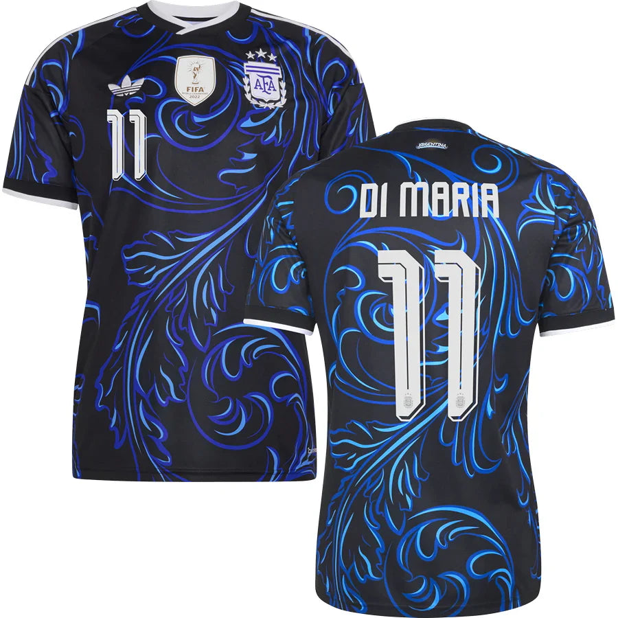 Men’s #11 Di Maria Argentina Jersey