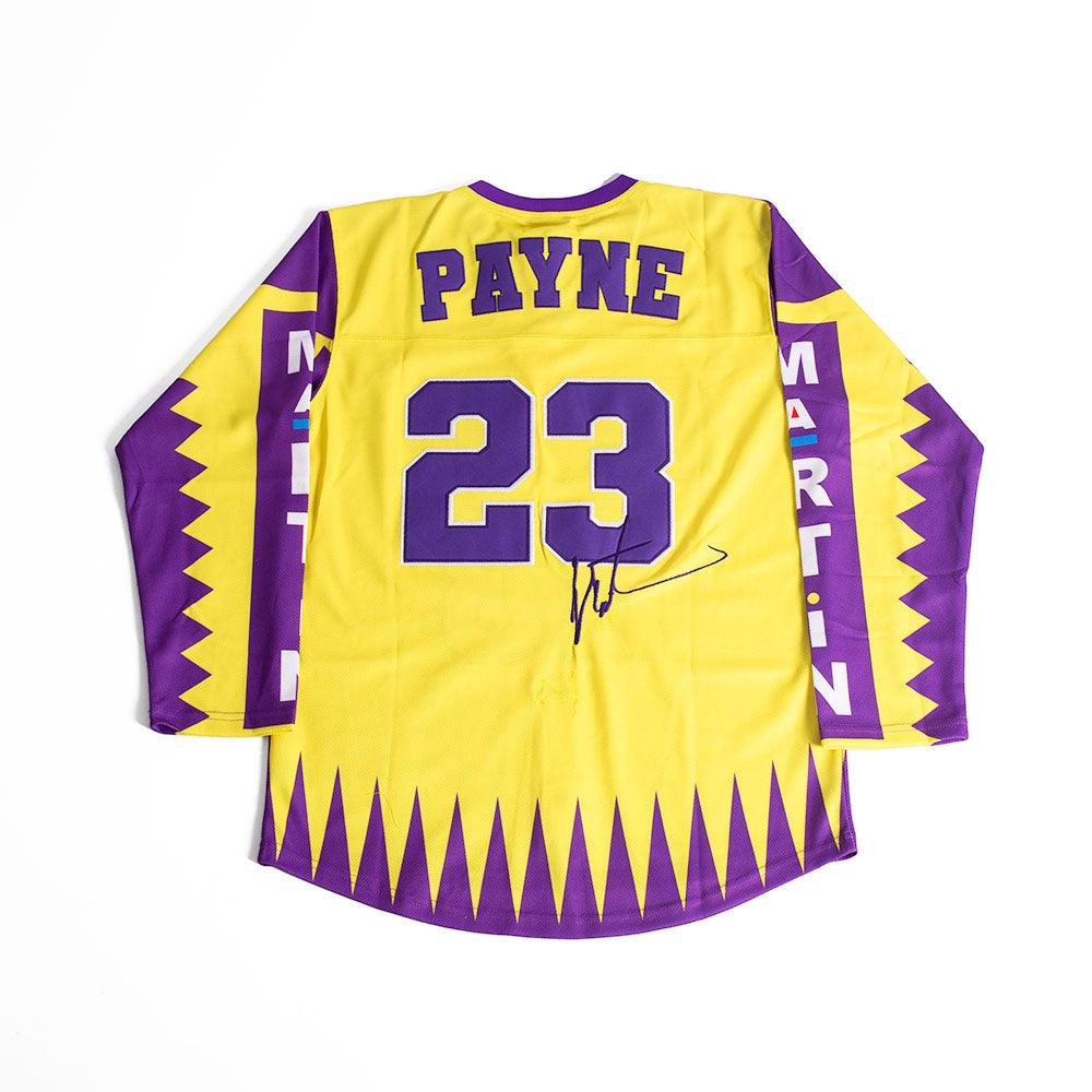 MARTIN HOCKEY JERSEY IN PURPLE/GOLD