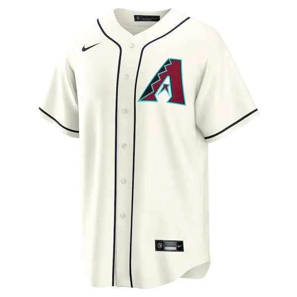 Men's Arizona Diamondbacks Corbin Carroll Cream Home Replica Jersey