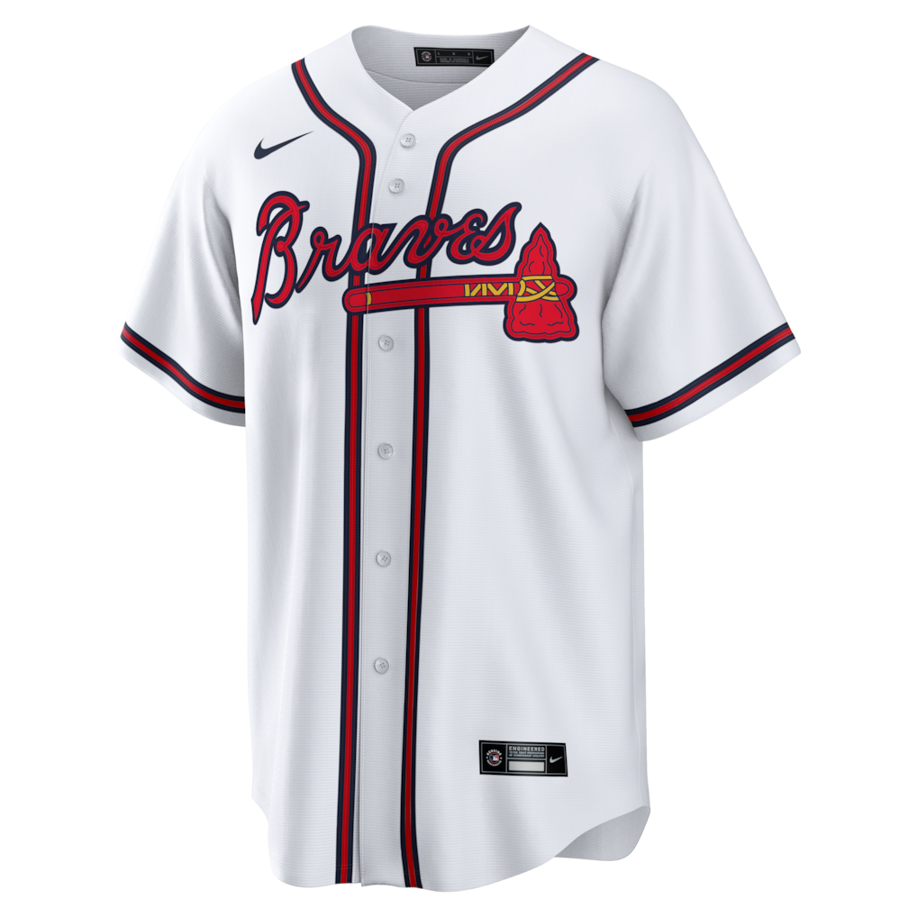 Atlanta Braves Greg Maddux White Home Retired Player Replica Jersey