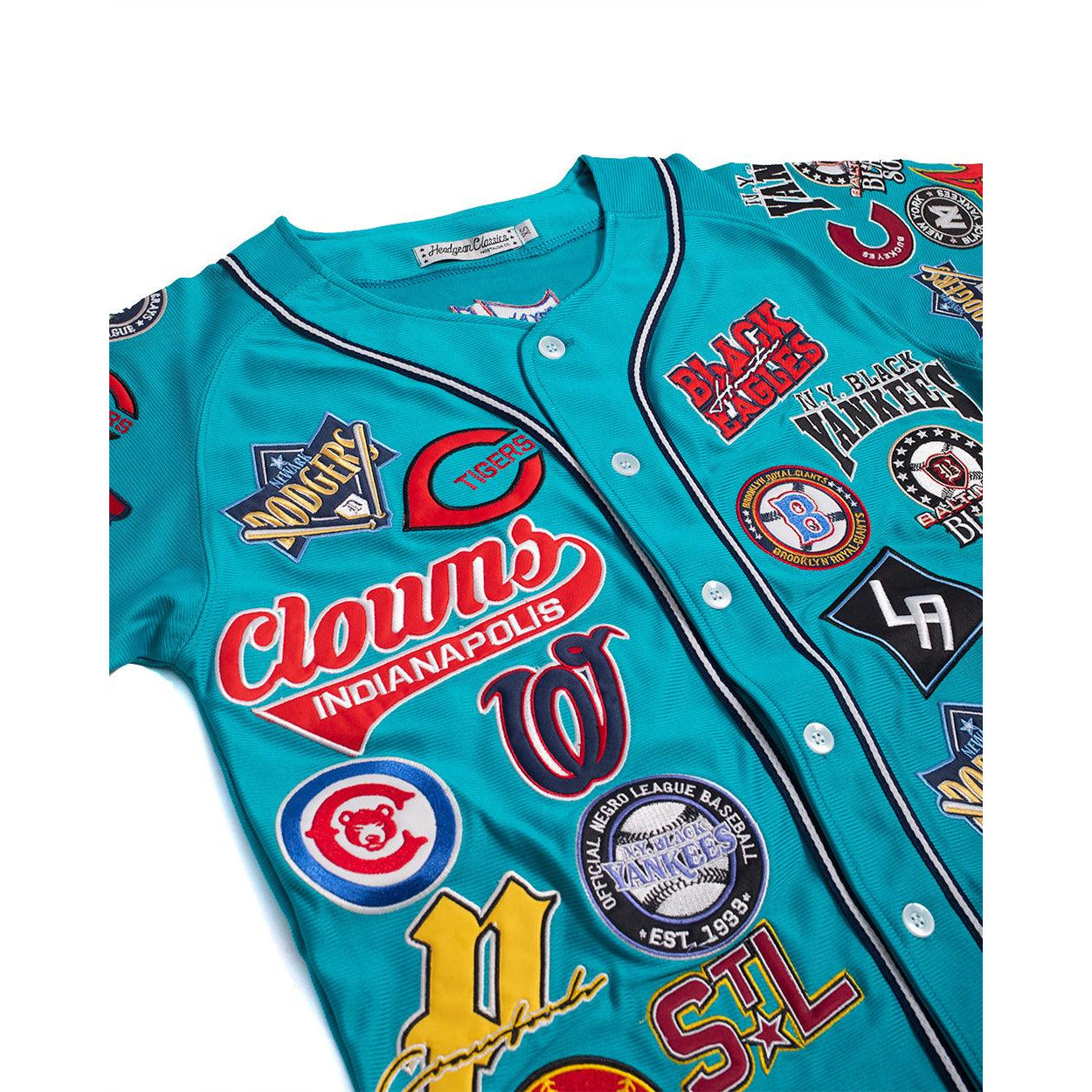 NEGRO LEAGUE COLLAGE JERSEY (TEAL)