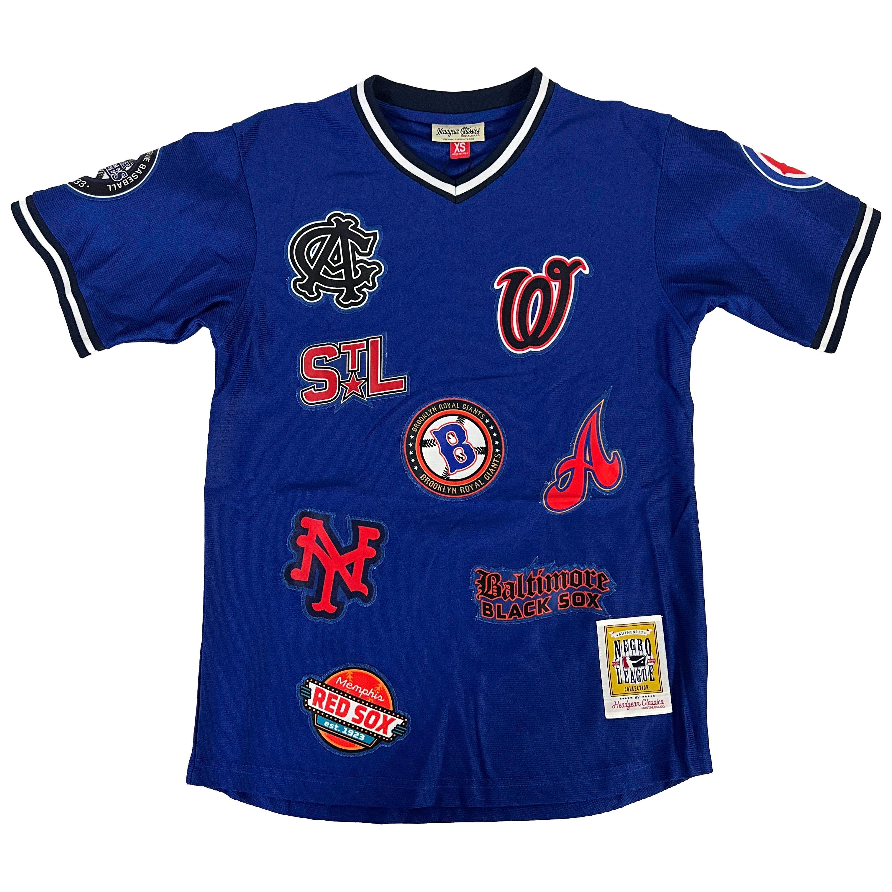 NEGRO LEAGUE PULLOVER COLLAGE BASEBALL JERSEY