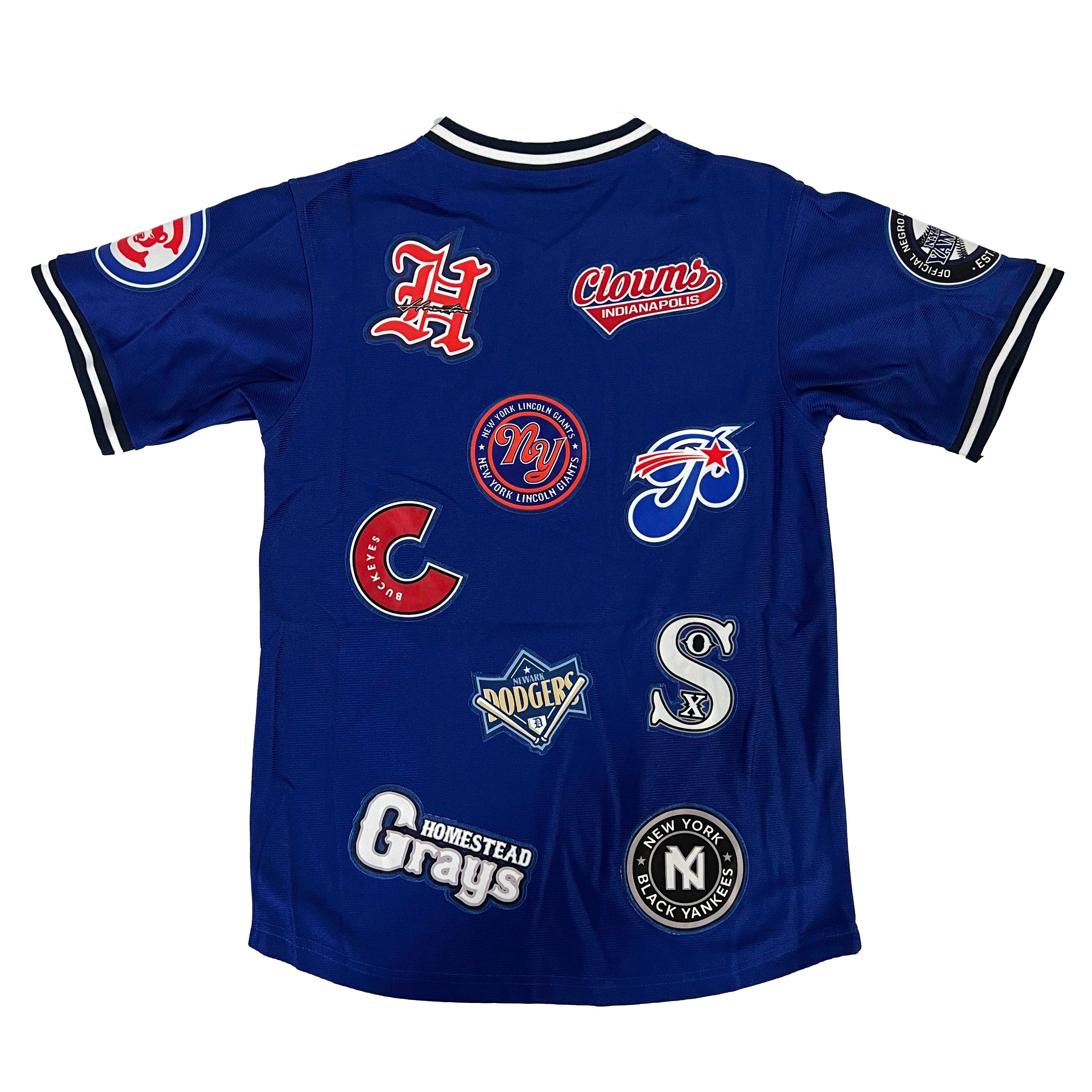 NEGRO LEAGUE PULLOVER COLLAGE BASEBALL JERSEY