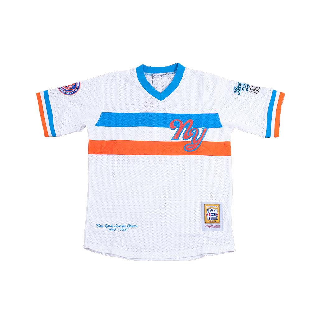 NEW YORK LINCOLN GIANTS BATTING PRACTICE PULLOVER BASEBALL JERSEY (WHITE)