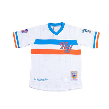 NEW YORK LINCOLN GIANTS BATTING PRACTICE PULLOVER BASEBALL JERSEY (WHITE)