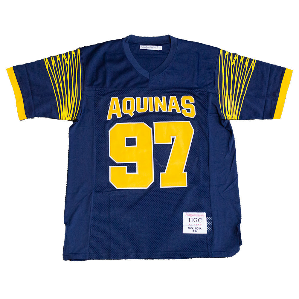 NICK BOSA AQUINAS HIGH SCHOOL FOOTBALL JERSEY (NAVY)