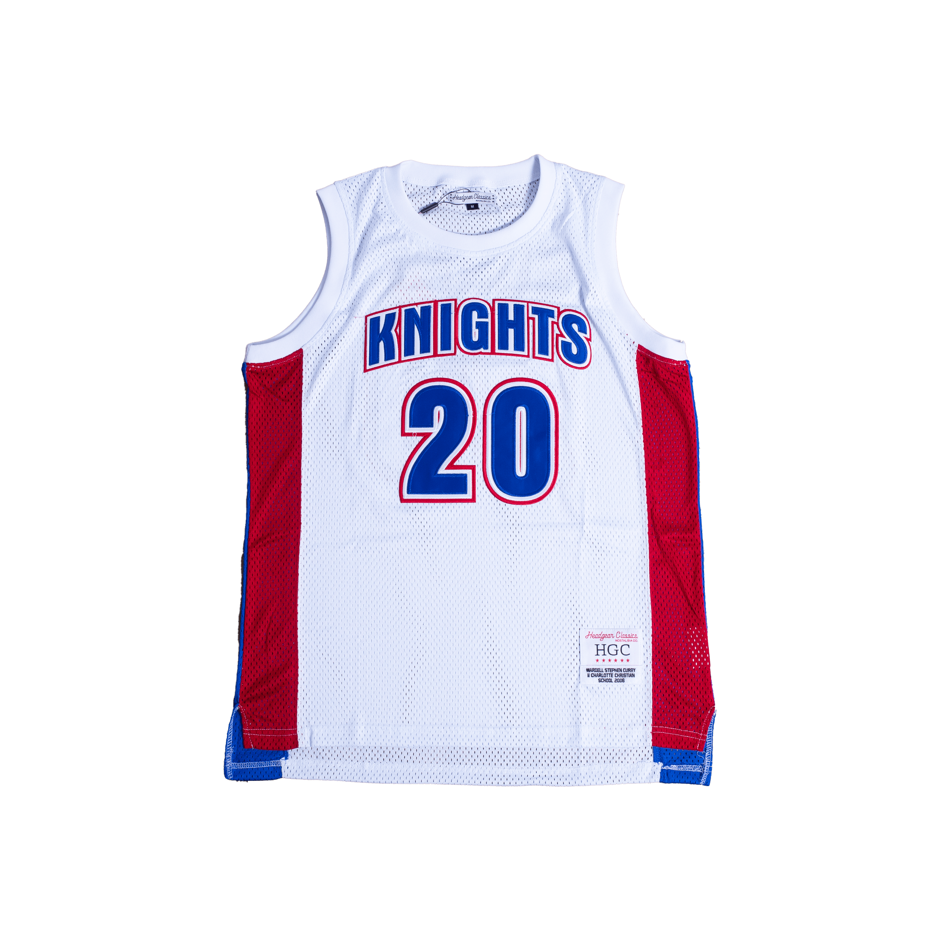 STEPH CURRY HIGH SCHOOL BASKETBALL JERSEY (WHITE)