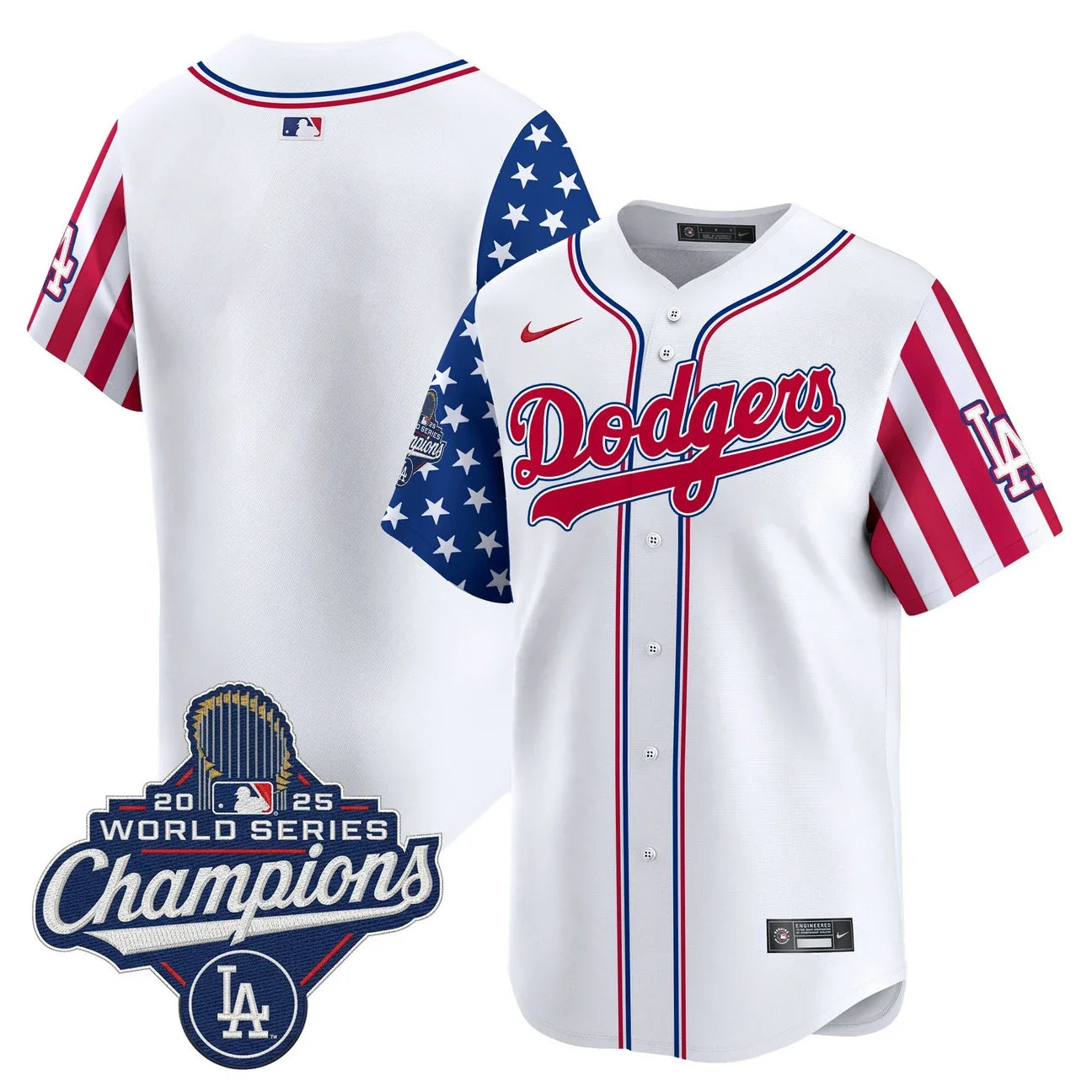 Men's Los Angeles Dodgers "America250 Edition" Vapor Premier Limited Jersey - All Stitched