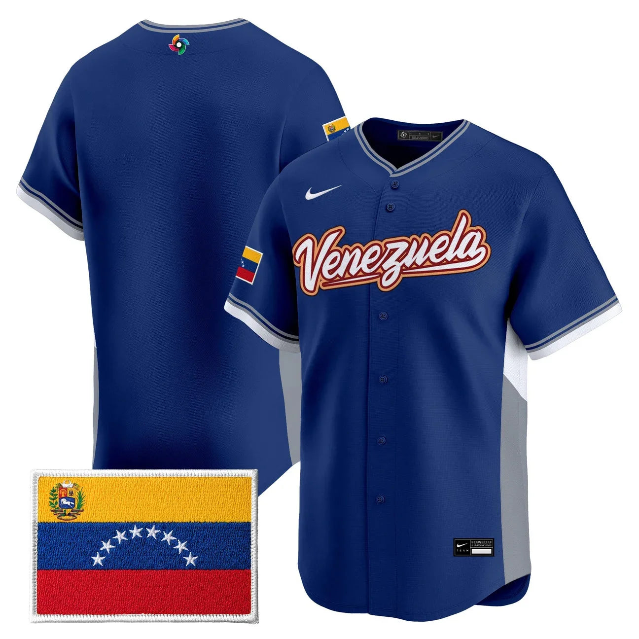 Men's Team Venezuela World Baseball Classic Vapor Premier Jersey - All Stitched