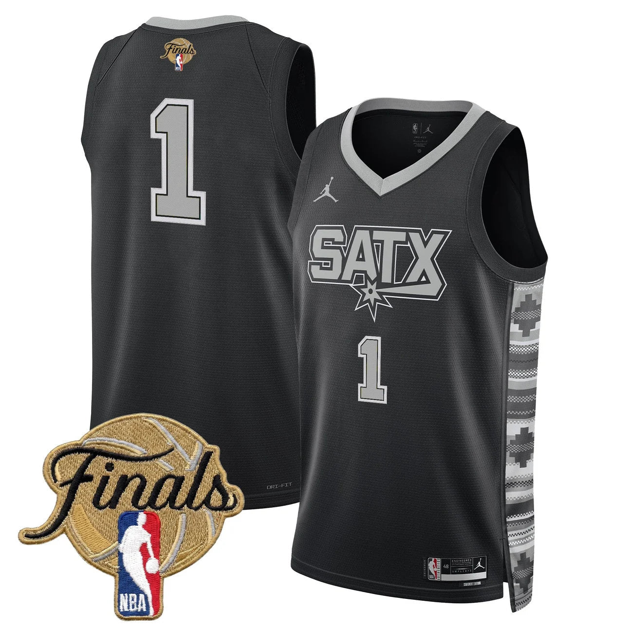 Men's San Antonio Spurs 2026 Finals Swingman Jersey - All Stitched