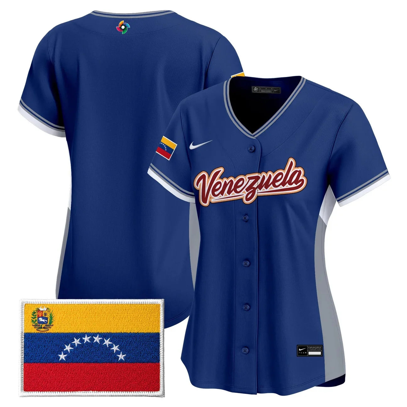 Women's Team Venezuela World Baseball Classic Vapor Premier Jersey - 2026 Roster - All Stitched