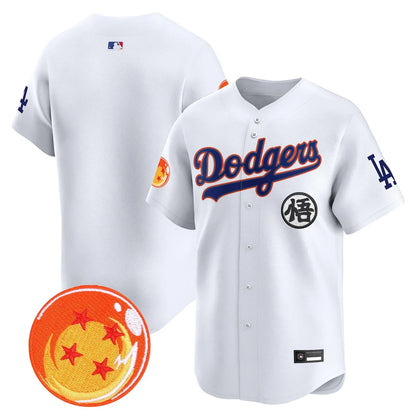 Men's Los Angeles Dodgers x Dragon Ball Vapor Premier Limited Jersey - Stitched