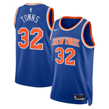 Men's #32 Anthony Towns New York Knicks Basketball Jersey