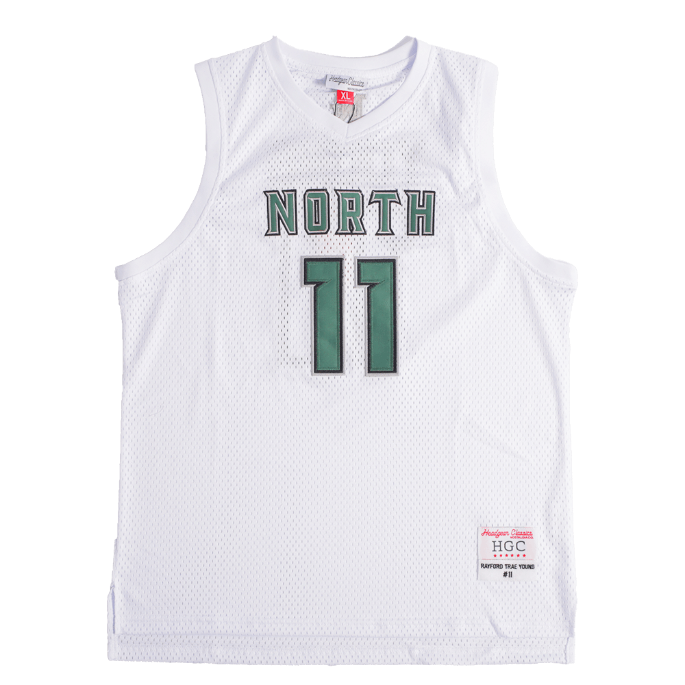 TRAE YOUNG NORTH HIGH SCHOOL BASKETBALL JERSEY (WHITE)