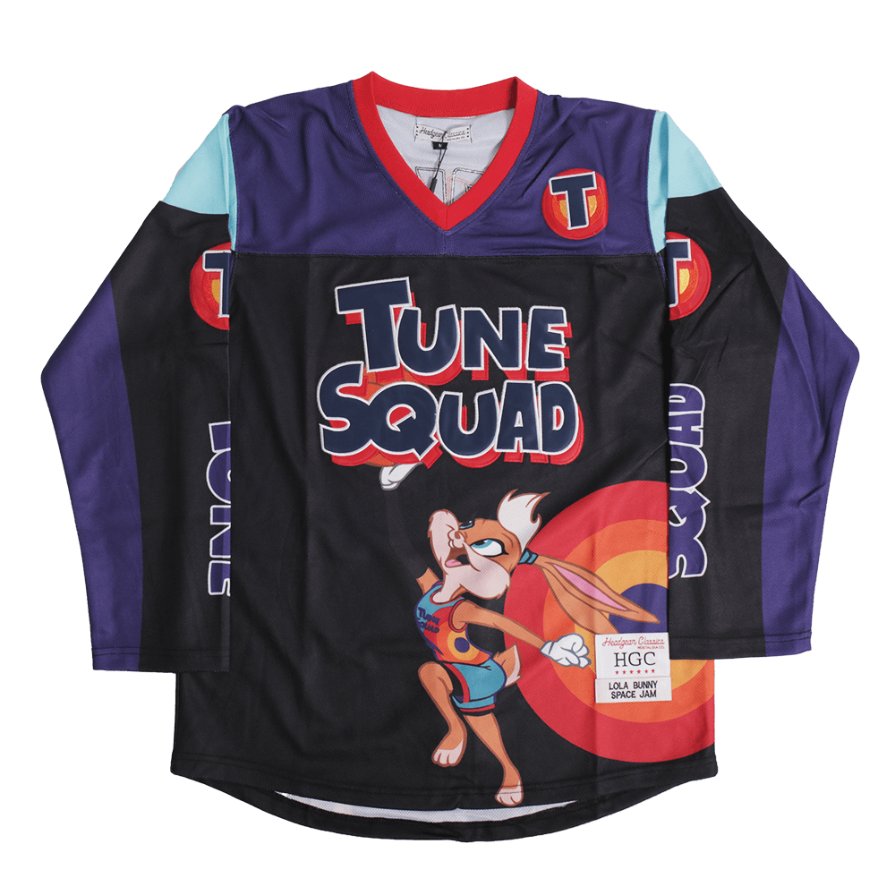 TUNESQUAD LOLA BUNNY HOCKEY JERSEY IN BLACK