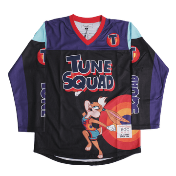 TUNESQUAD LOLA BUNNY HOCKEY JERSEY IN BLACK