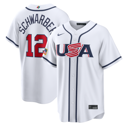 Men‘s 2026 WBC USA Stadium Baseball Jersey – All Stitched
