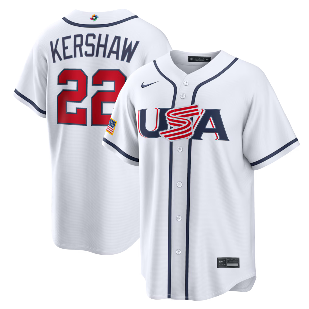 Men‘s 2026 WBC USA Stadium Baseball Jersey – All Stitched
