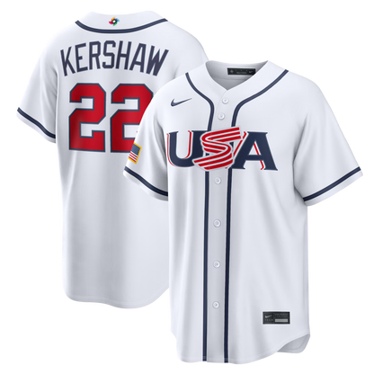 Men‘s 2026 WBC USA Stadium Baseball Jersey – All Stitched