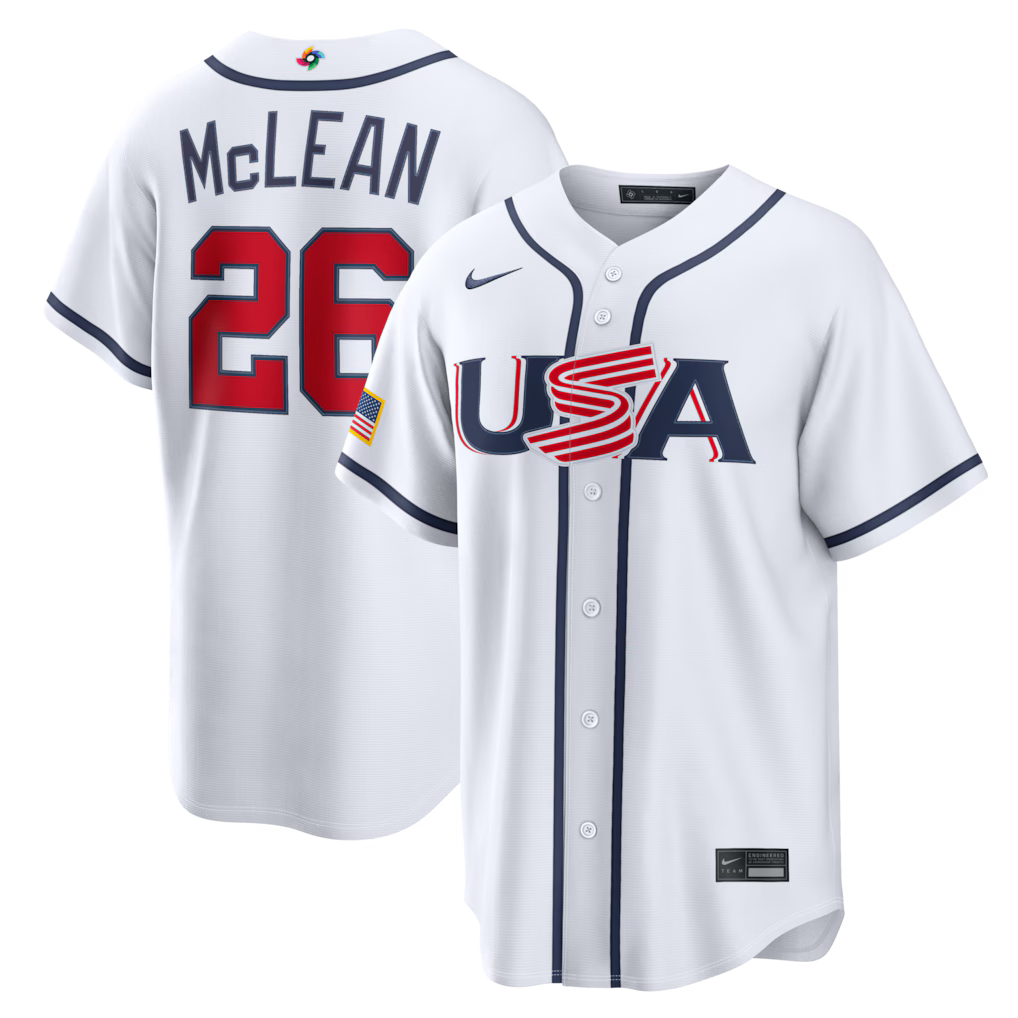Men‘s 2026 WBC USA Stadium Baseball Jersey – All Stitched